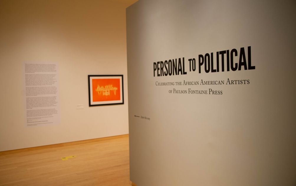 Personal to Political Exhibition at the Art Museum of WVU