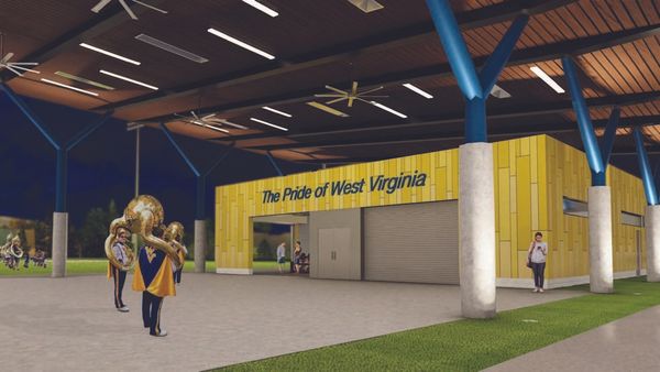Pride Practice Facility rendering under the pavilion