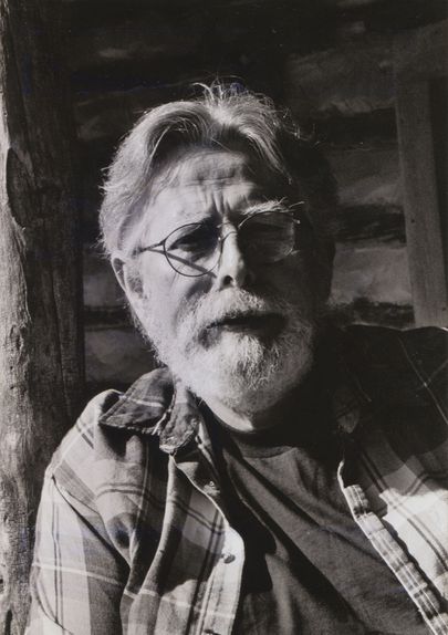 Malcolm Davis portrait in black and white