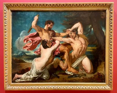 Image: William Etty (1787-1849) Allegory (The Combat), c. 19th century Oil on canvas Gift of Milton E. Horn Trust Art Museum of WVU