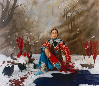 Winter; One of the Four Seasons pieces by Wendy Red Star