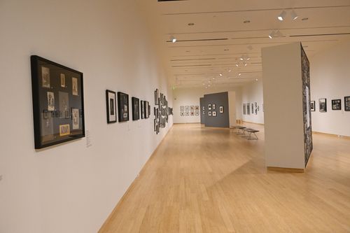 A view of the exhibition, "In Concert" at the Art Museum of WVU.